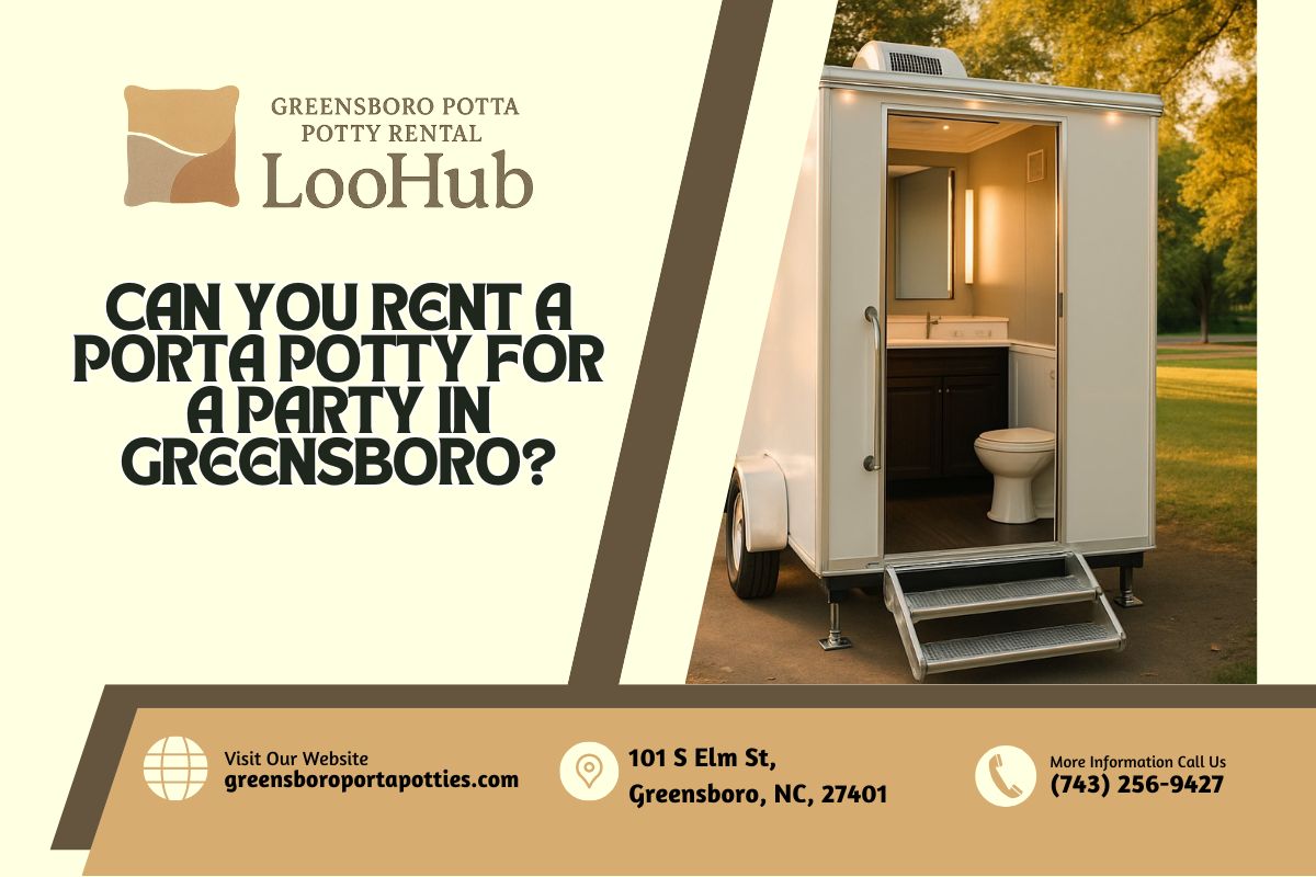 Can You Rent A Porta Potty For A Party in Greensboro