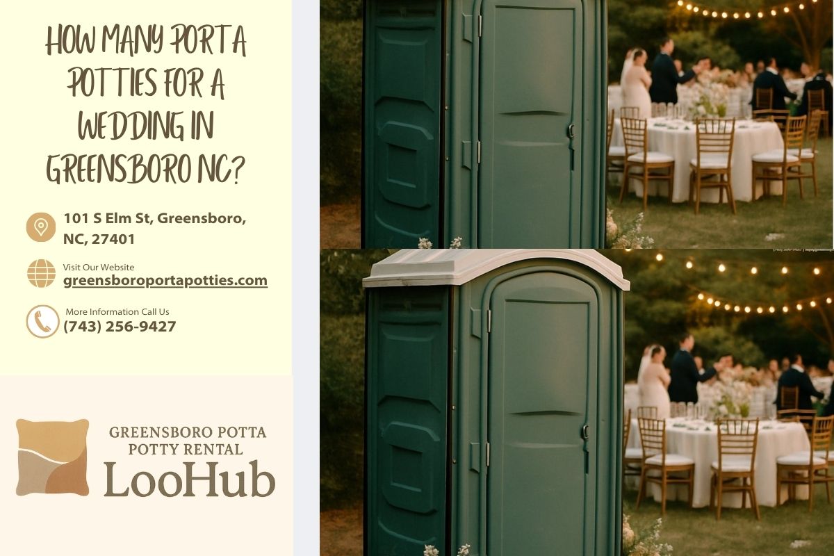 How Many Porta Potties For A Wedding in Greensboro NC